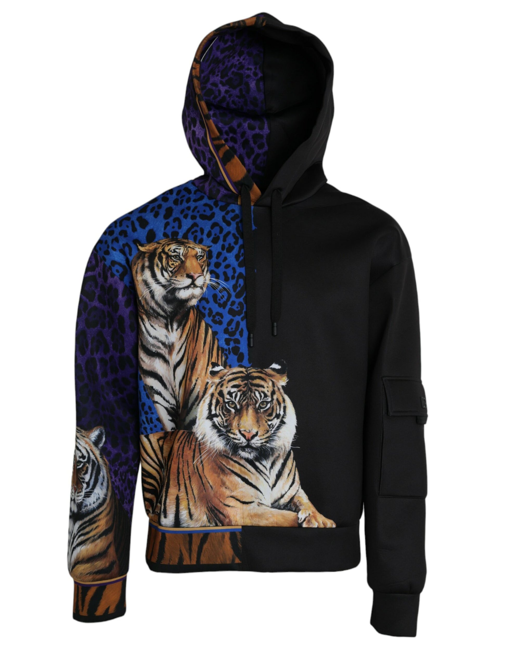 Sudadera con capucha y tigre multicolor de Dolce &amp; Gabbana