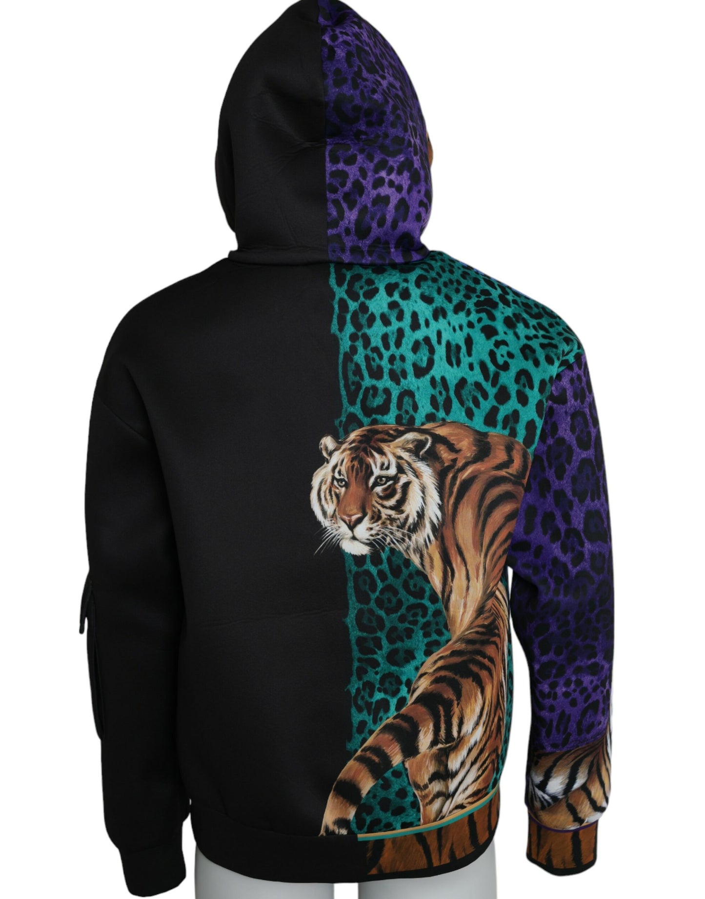 Sudadera con capucha y tigre multicolor de Dolce &amp; Gabbana