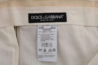 Pantalones formales elegantes de color marrón de Dolce &amp; Gabbana para hombre