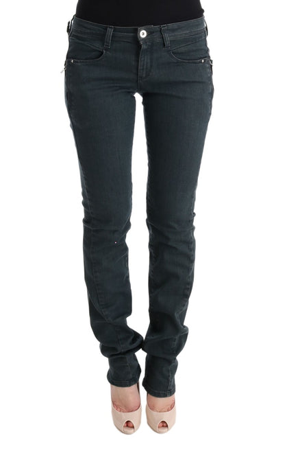 Jeans de algodón gris superslim chic de Costume National