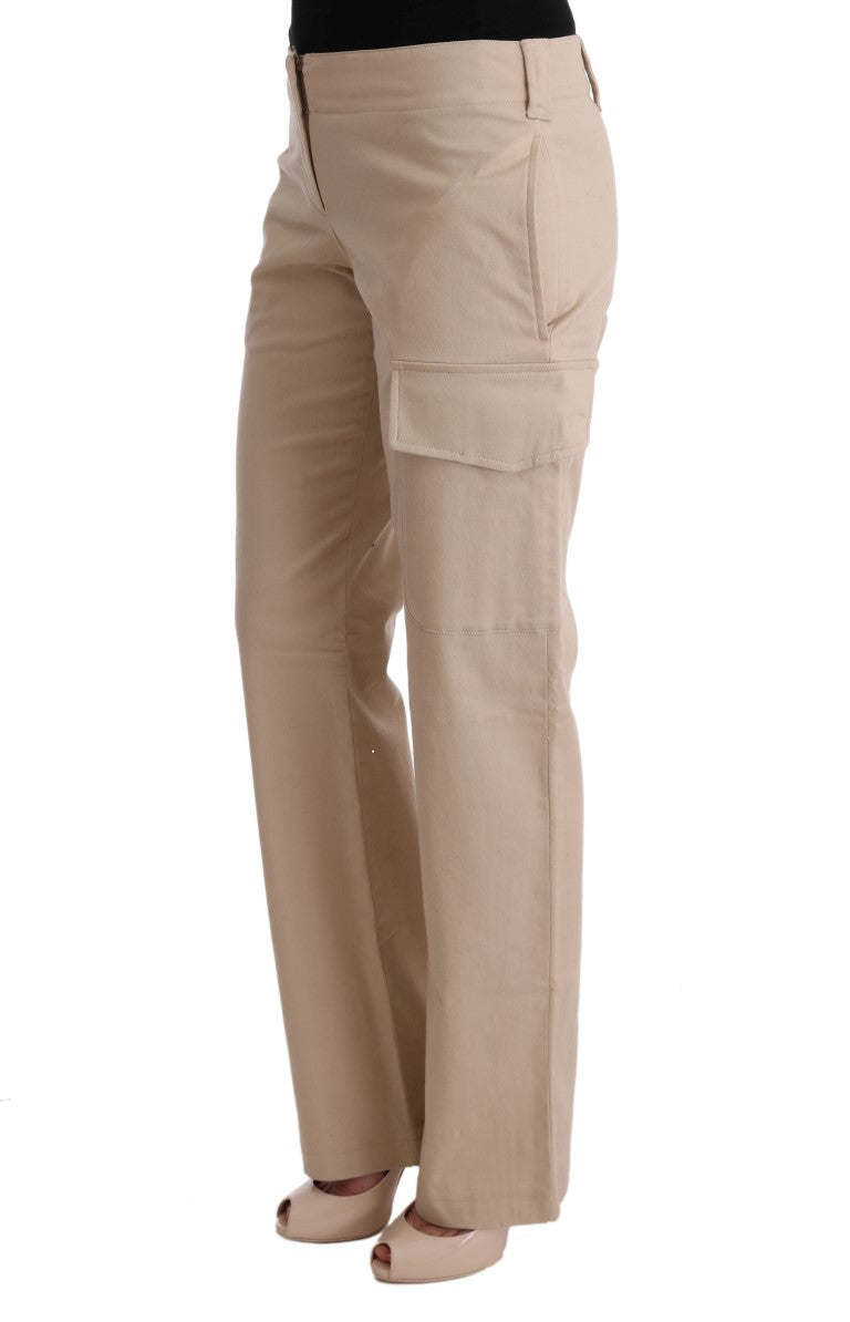 Ermanno Scervino Chic Pantalón Corto Beige - Regular Fit Elegance