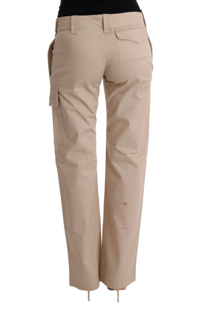 Ermanno Scervino Chic Pantalón Corto Beige - Regular Fit Elegance