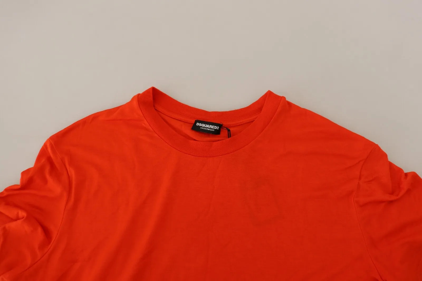 Camiseta de cuello redondo y manga corta en modal naranja de Dsquared²