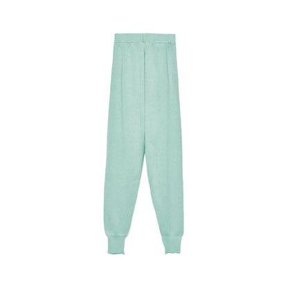 Pantalones de chándal de mezcla de lana verde menta Hinnominate