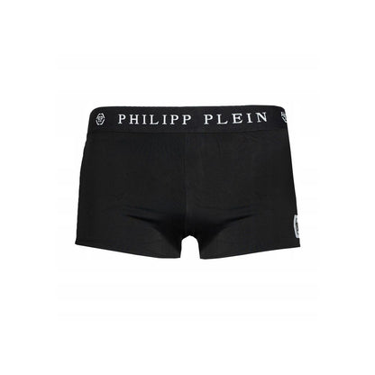 Bañadores tipo bóxer de diseño elegante en color negro para hombre de Philipp Plein