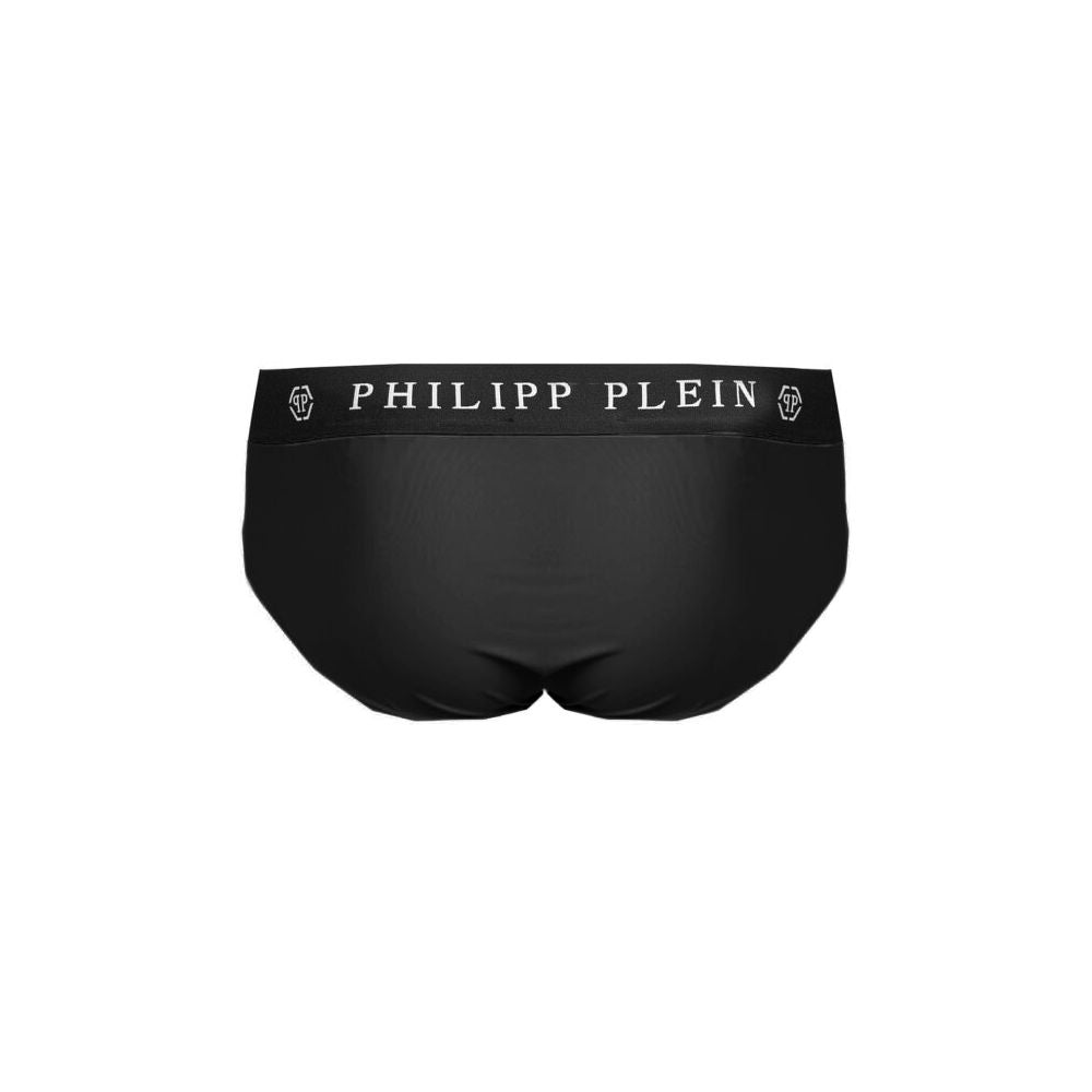 Bañador tipo slip de nailon elegante de Philipp Plein con detalle de logotipo icónico