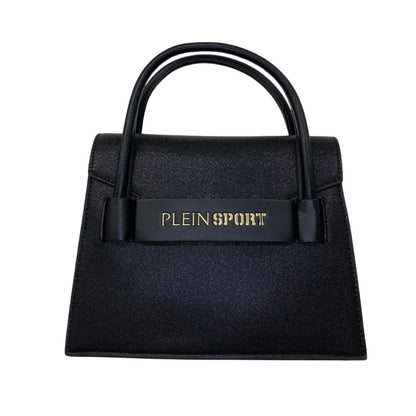 Bolso elegante negro con detalle de logotipo de Plein Sport