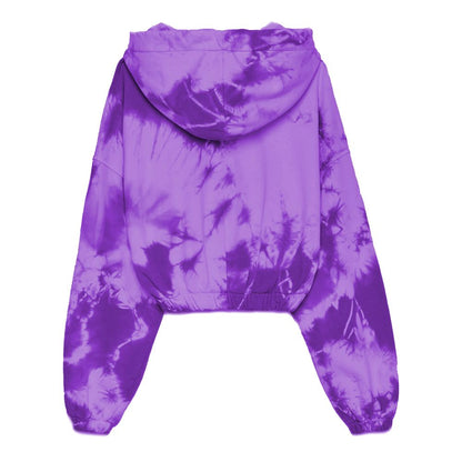 Sudadera con capucha elegante de color morado con estampado de logotipo de Hinnominate