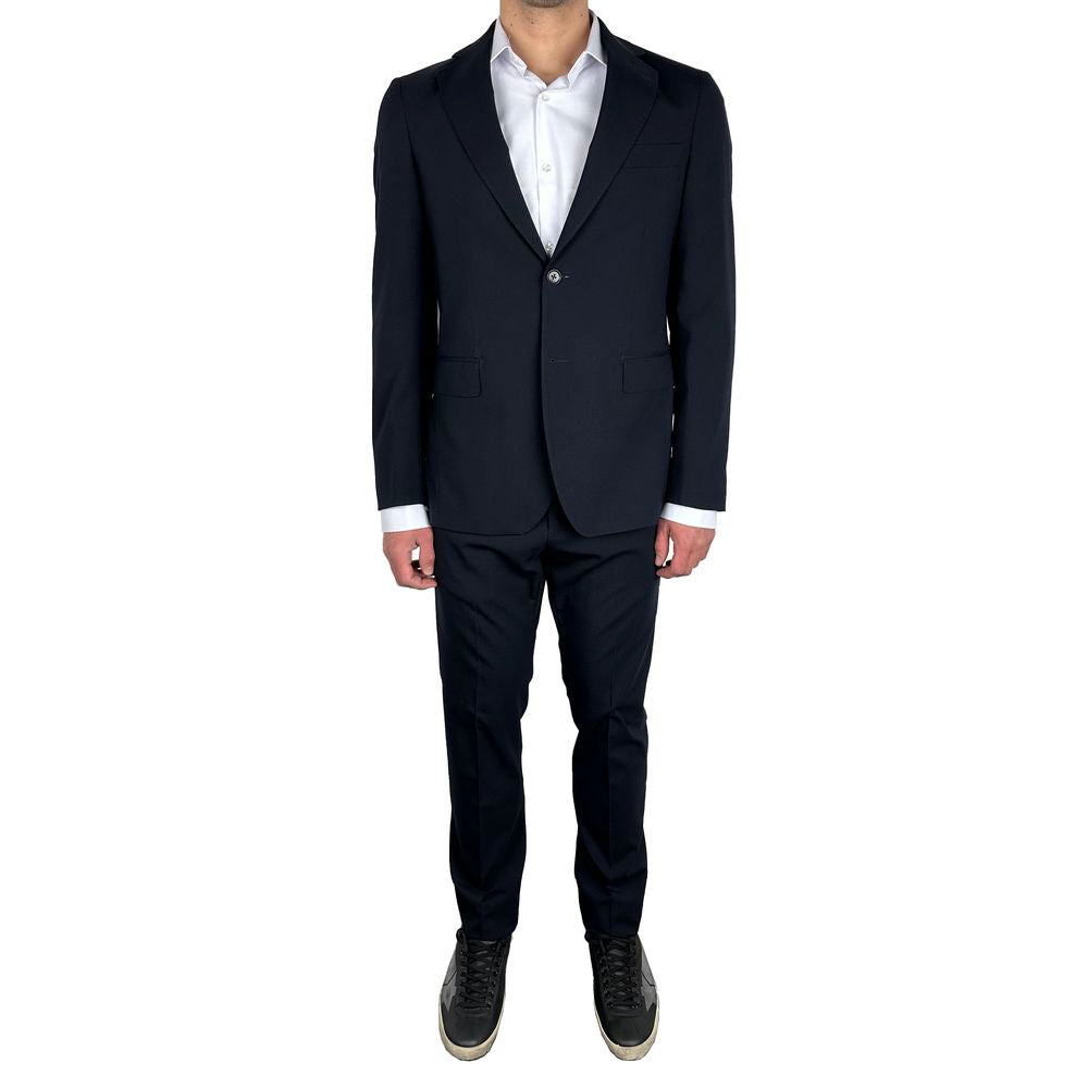 Traje elegante de dos piezas en azul marino Aquascutum