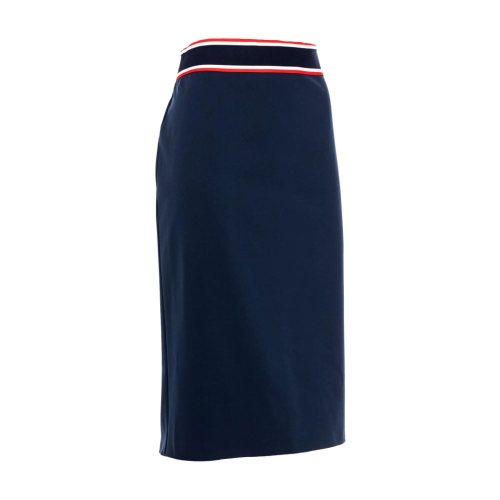 PINKO Blue Viscose Skirt