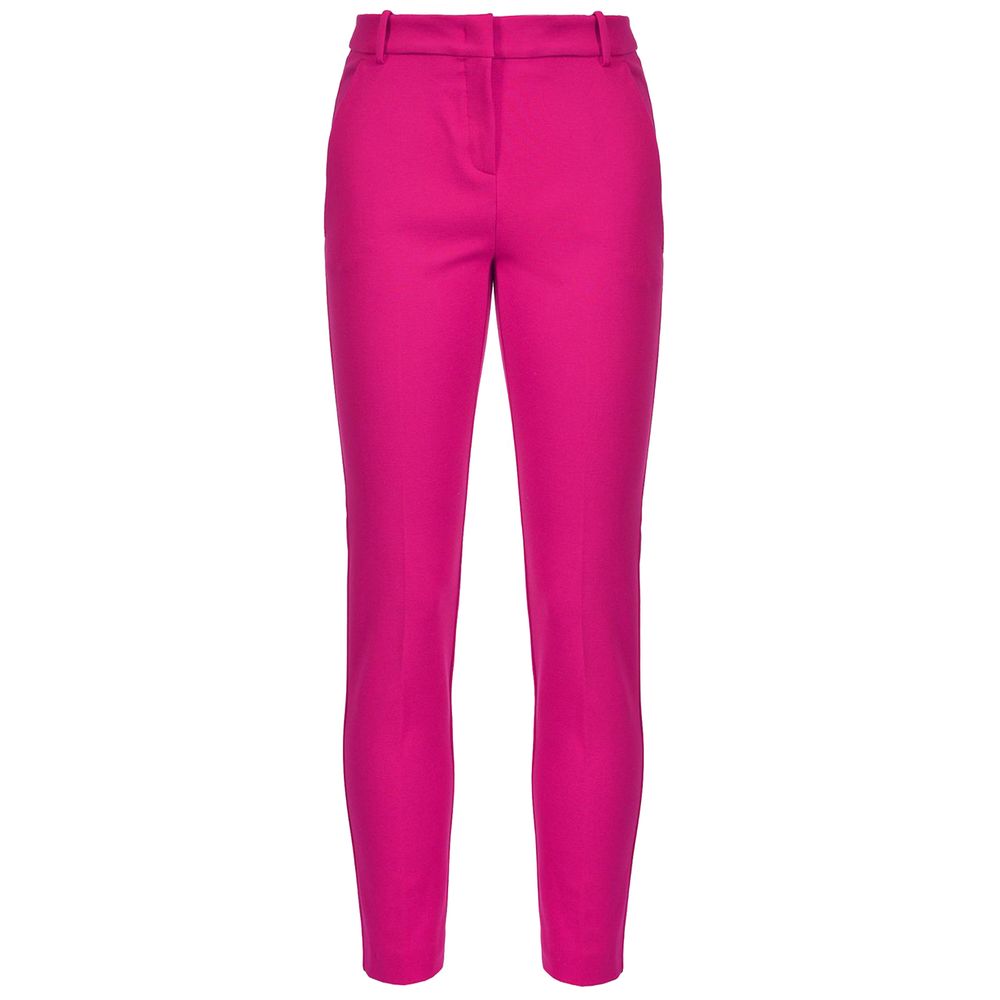 Pantalones vaqueros y pantalón de viscosa fucsia PINKO