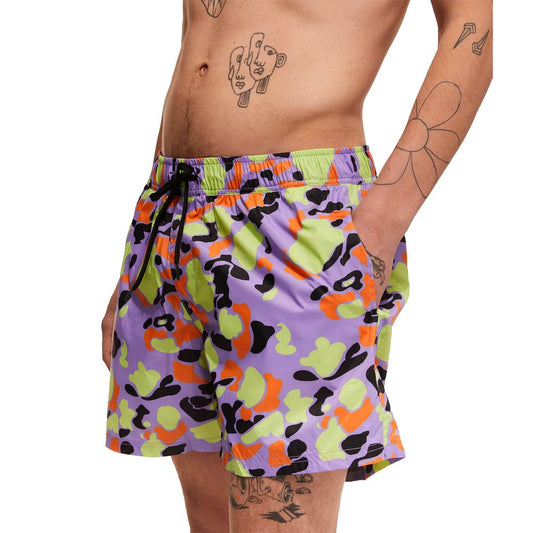 Refrigiwear Multicolor Nylon Men Swim Trunk