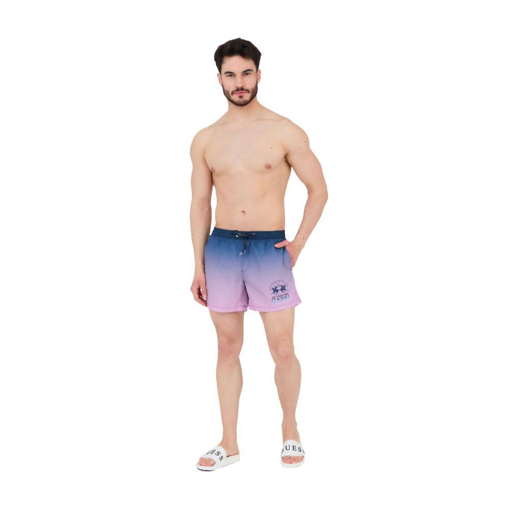 Bañador tipo bóxer multicolor para hombre de La Martina Dapper