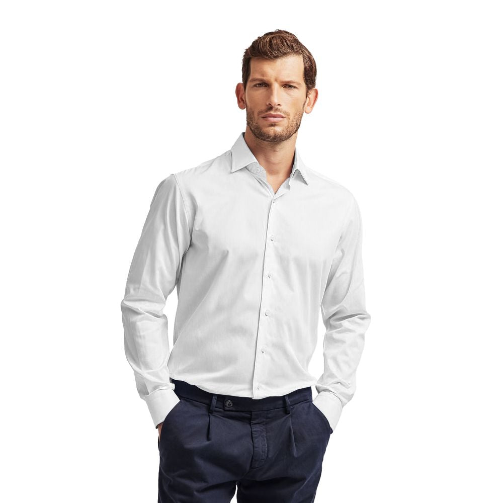 Camisa de algodón blanca Ballantyne para hombre