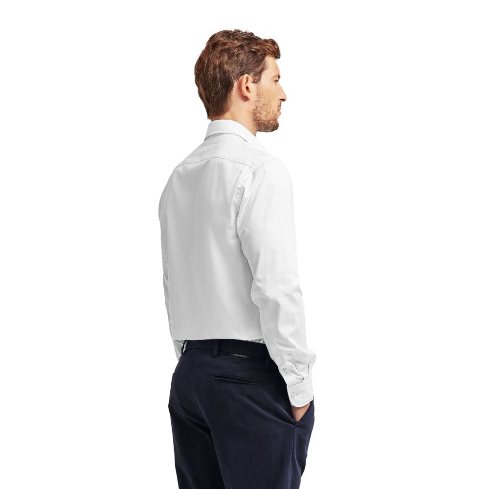 Camisa de algodón blanca Ballantyne para hombre