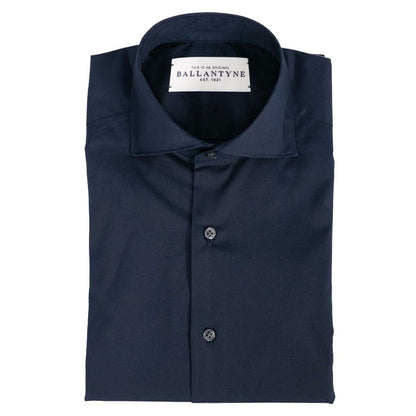 Camisa de algodón azul Ballantyne para hombre