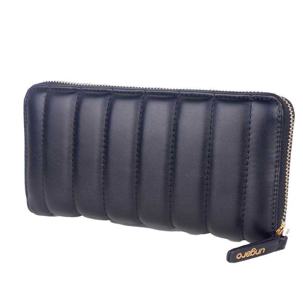 Cartera elegante de piel sintética acolchada