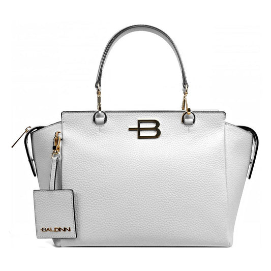 Bolso elegante de piel de becerro texturizada