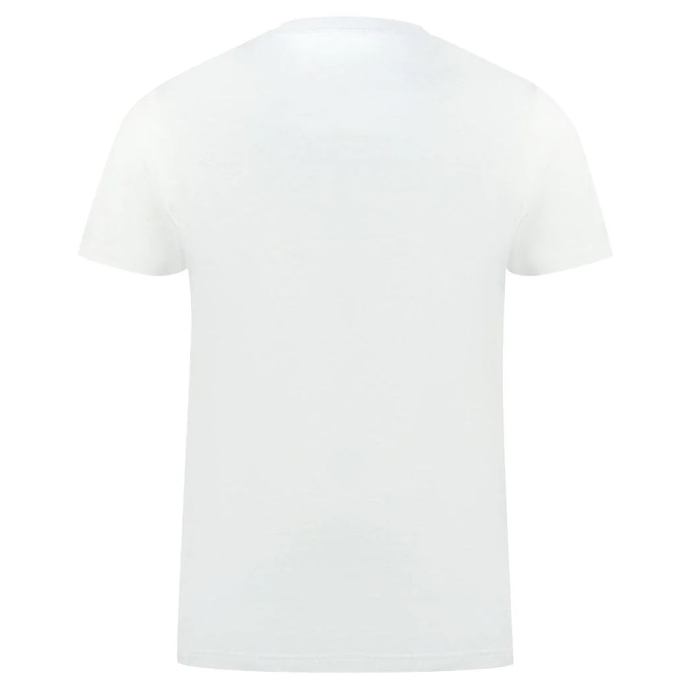 Camiseta de algodón blanca para hombre Aquascutum