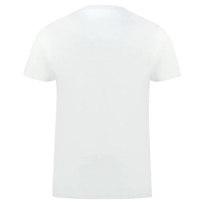 Camiseta de algodón blanca para hombre Aquascutum