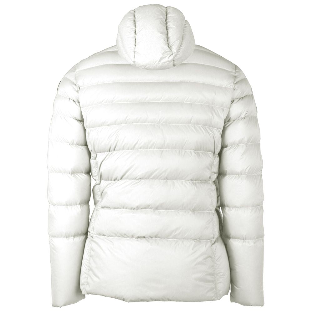 Chaqueta reversible de nailon con capucha blanca de Centogrammi