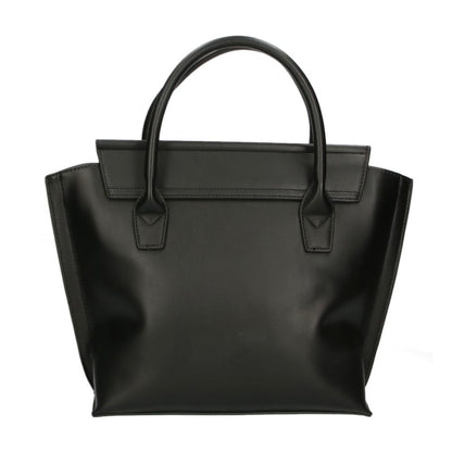 Bolso de mano elegante con imán negro Plein Sport