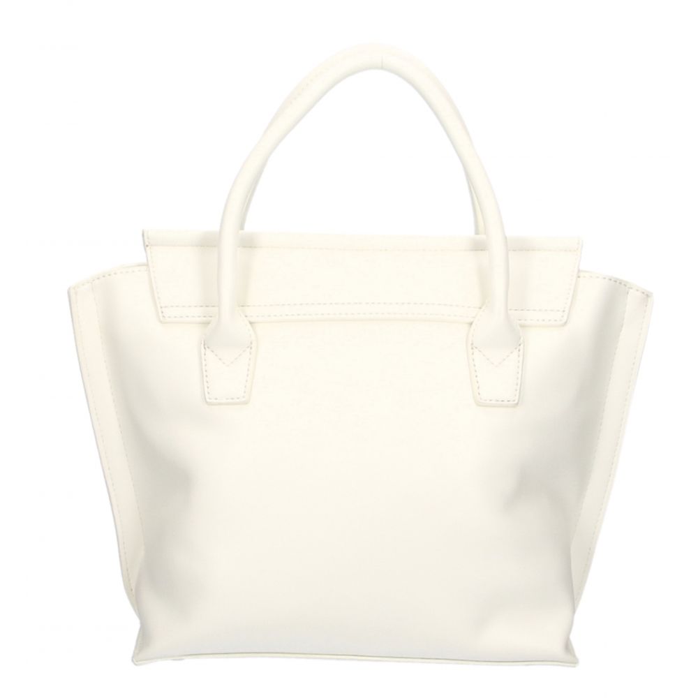 Bolso elegante blanco Plein Sport con cierre magnético