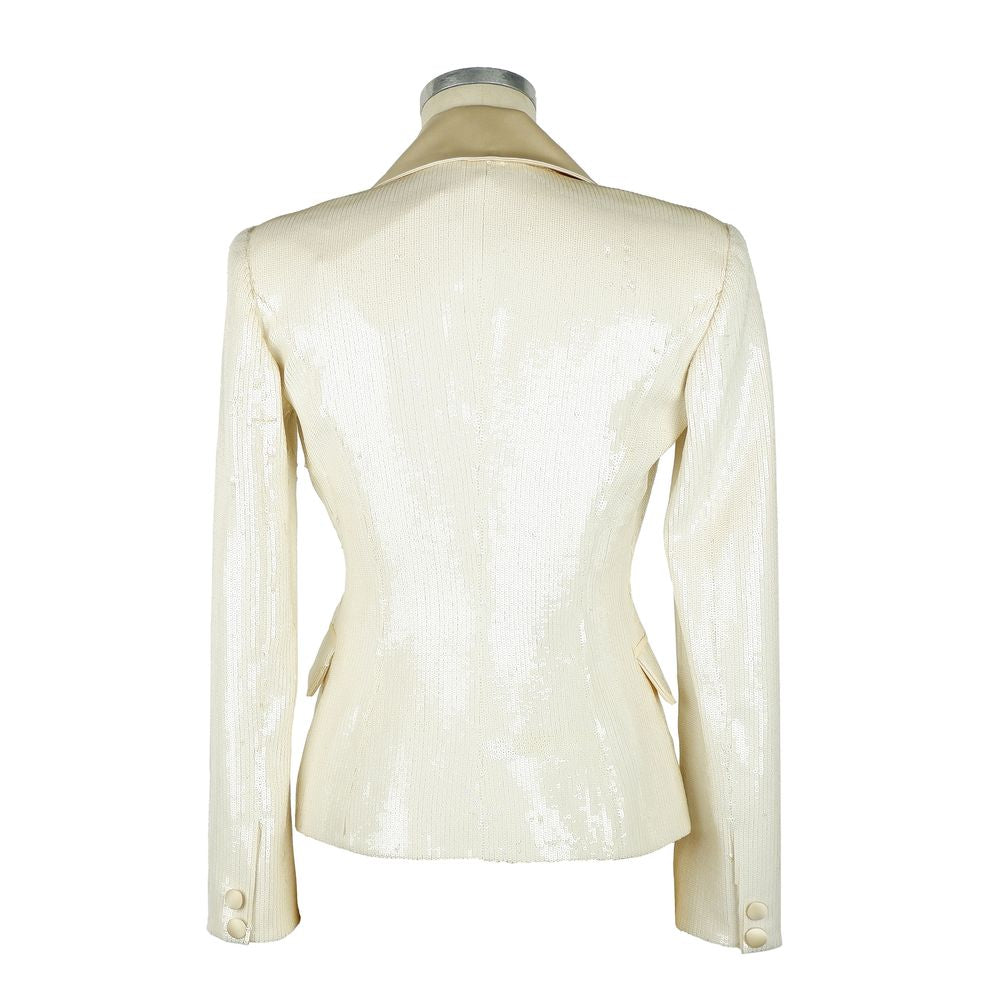 Chaqueta cruzada elegante con lentejuelas de Elisabetta Franchi