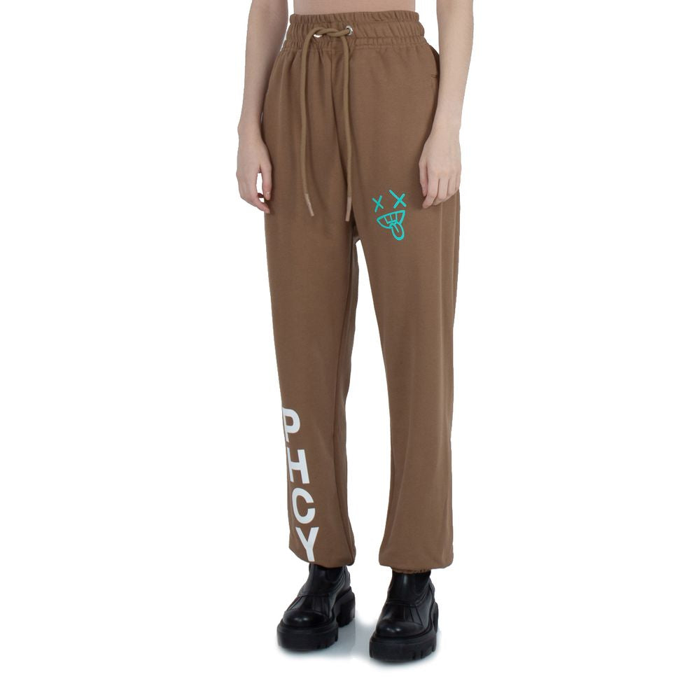 Pharmacy Industry Brown Cotton Women Trouser