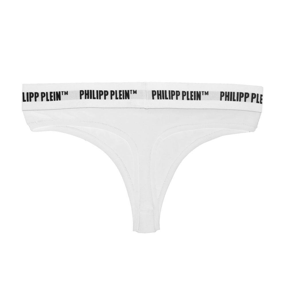 Tanga elegante blanco para mujer de Philipp Plein