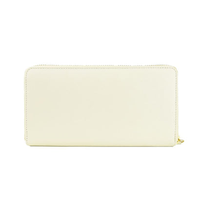Cartera elegante de piel de becerro blanca de la marca Cavalli Class