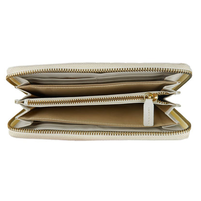 Cartera elegante de piel de becerro blanca de la marca Cavalli Class