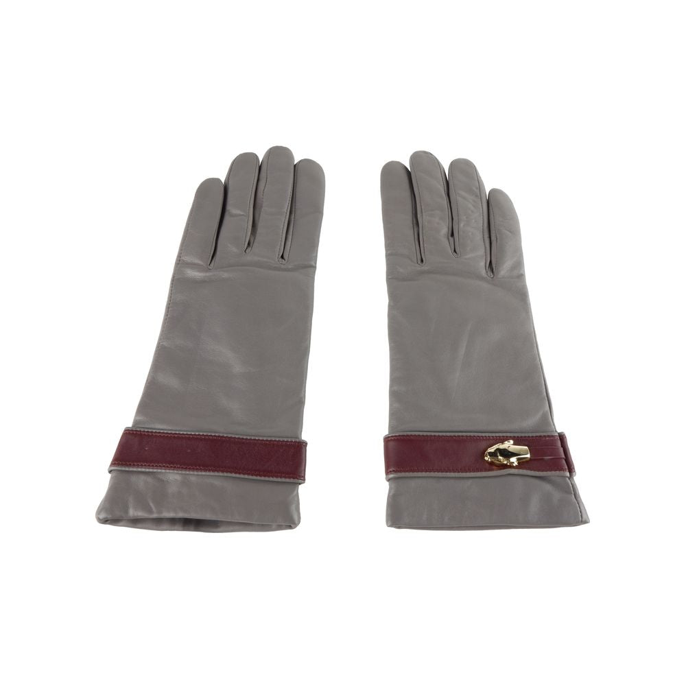 Guantes elegantes de piel de cordero de la marca Cavalli Class