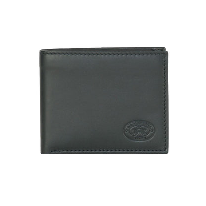 Cartera elegante de piel negra La Martina