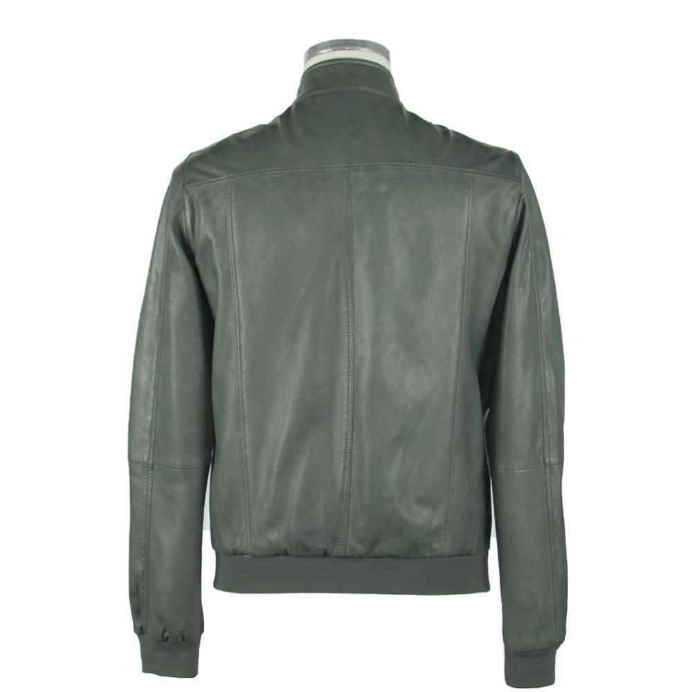 Chaqueta de piel Elegance Emerald de Emilio Romanelli