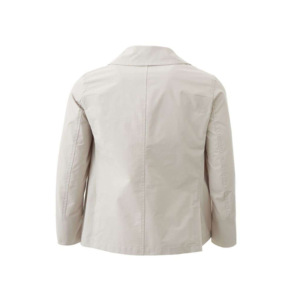 Chaqueta de poliéster blanca prístina Sealup