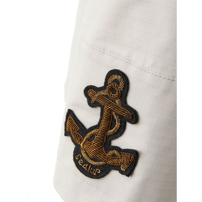 Chaqueta de poliéster blanca prístina Sealup