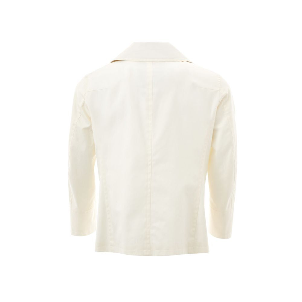 Chaqueta elegante de algodón blanco Sealup para hombre