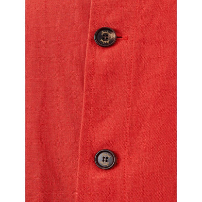 Sealup Elegant Orange Polyester Jacket