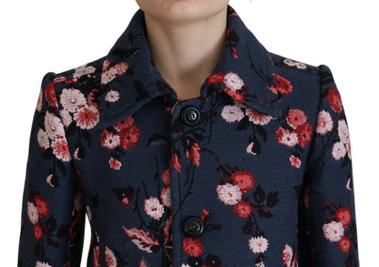 Chaqueta tipo blazer larga con estampado multicolor para mujer de Dsquared²