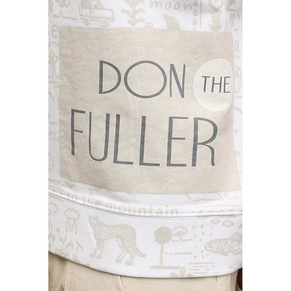 Camiseta elegante de algodón blanca de diseñador Don The Fuller