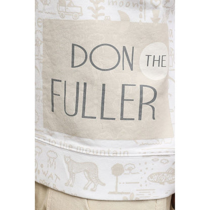 Camiseta elegante de algodón blanca de diseñador Don The Fuller