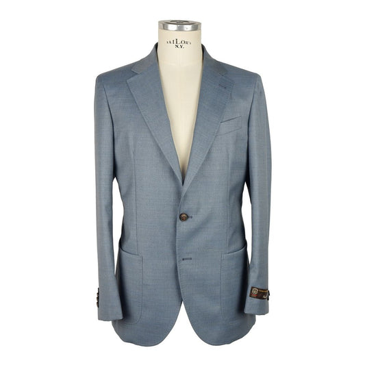 Chaqueta de lana azul claro elegante de verano para hombre de Emilio Romanelli