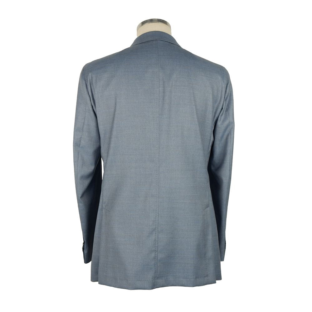 Chaqueta de lana azul claro elegante de verano para hombre de Emilio Romanelli