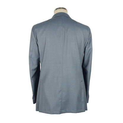 Chaqueta de lana azul claro elegante de verano para hombre de Emilio Romanelli