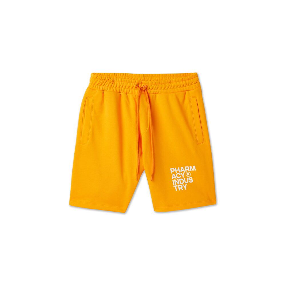 Pantalones elegantes de algodón color naranja con detalle de logotipo para la industria farmacéutica