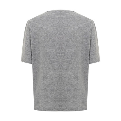 Camiseta de algodón gris elegante de Dsquared² para la mujer moderna