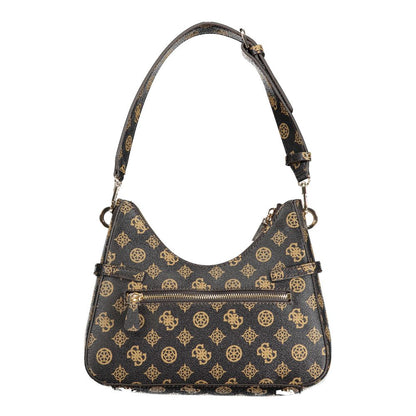 Bolso de mano marrón de polietileno Guess Jeans