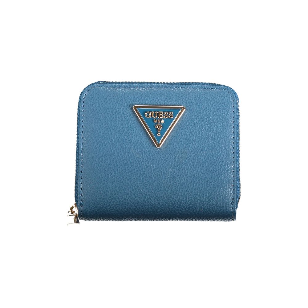 Cartera de polietileno azul Guess Jeans