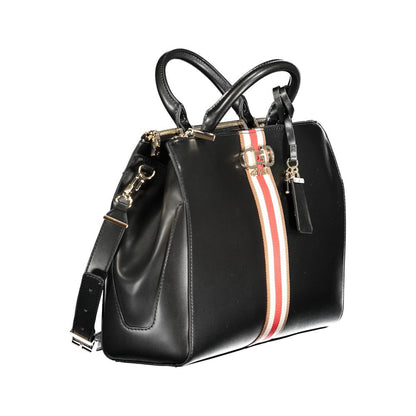 Bolso de mano de polietileno negro Guess Jeans